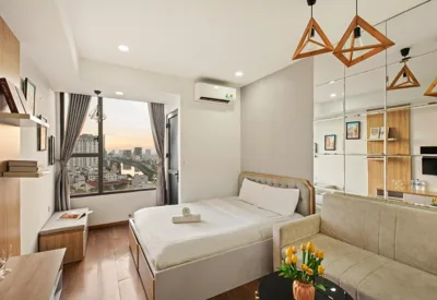 Studio Apartment — Sài Gòn Quận 4 - Căn Hộ Rivergate, Miễn Phí Hồ Bơi